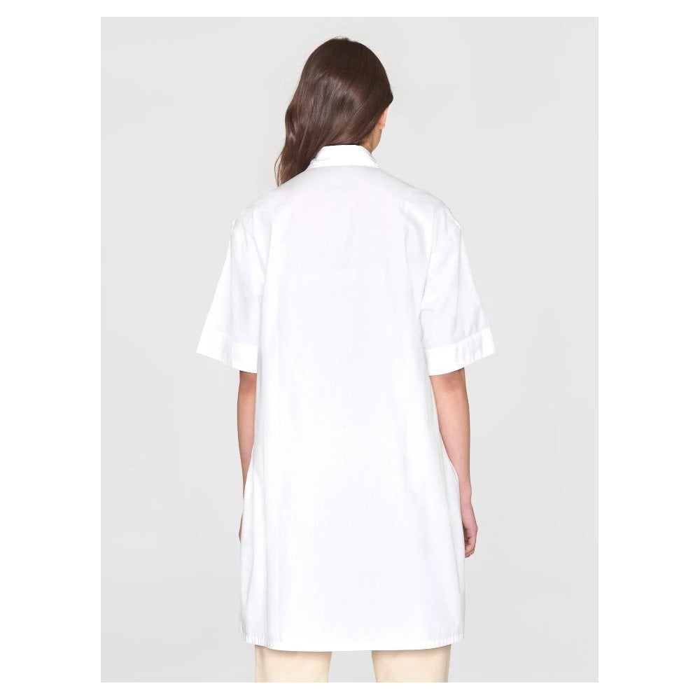A-shape short sleeved poplin shirt dress - GOTS/Vegan