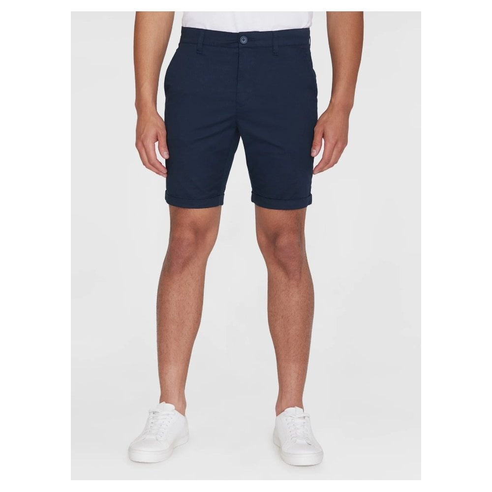 CHUCK regular chino poplin shorts - GOTS/Vegan