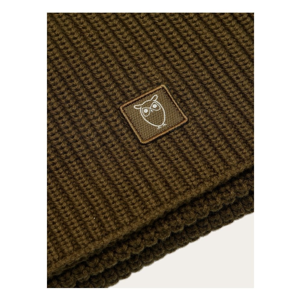 Rib knit scarf - GOTS/Vegan