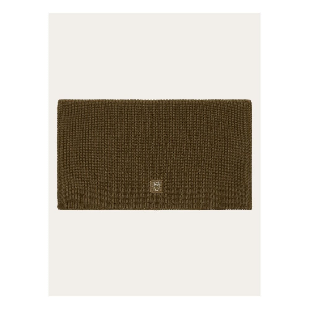 Rib knit scarf - GOTS/Vegan
