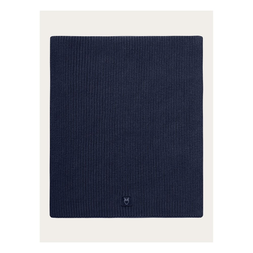 Rib knit scarf - GOTS/Vegan
