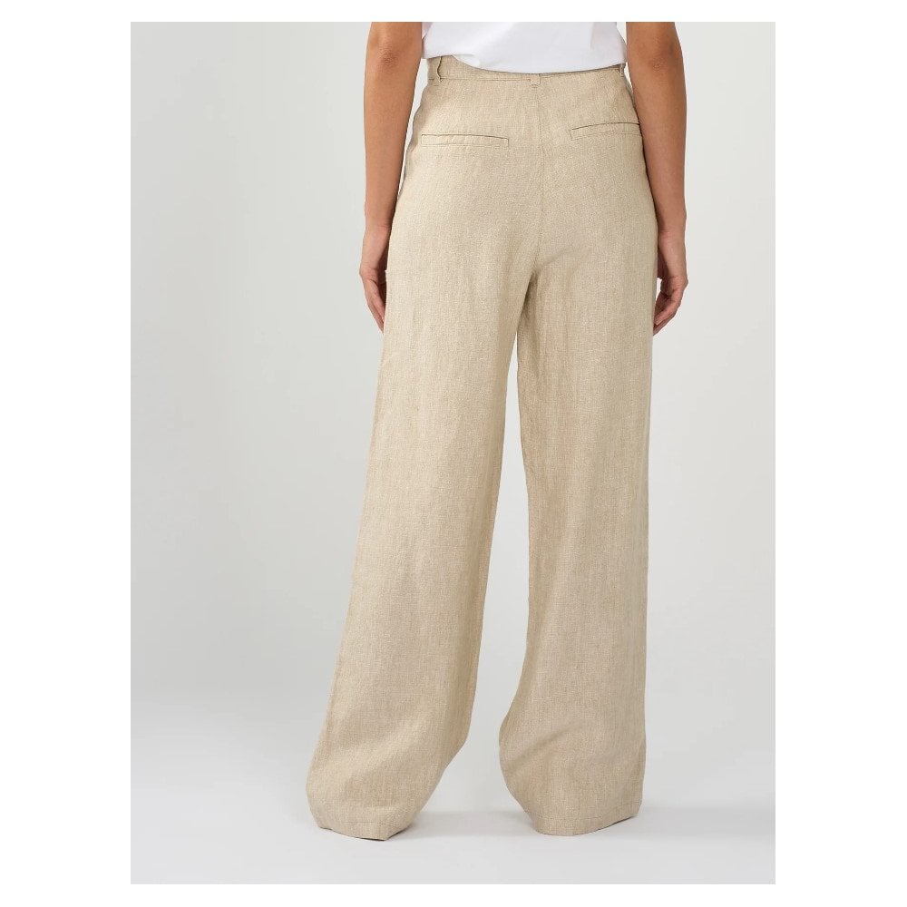 POSEY wide mid-rise linen pants