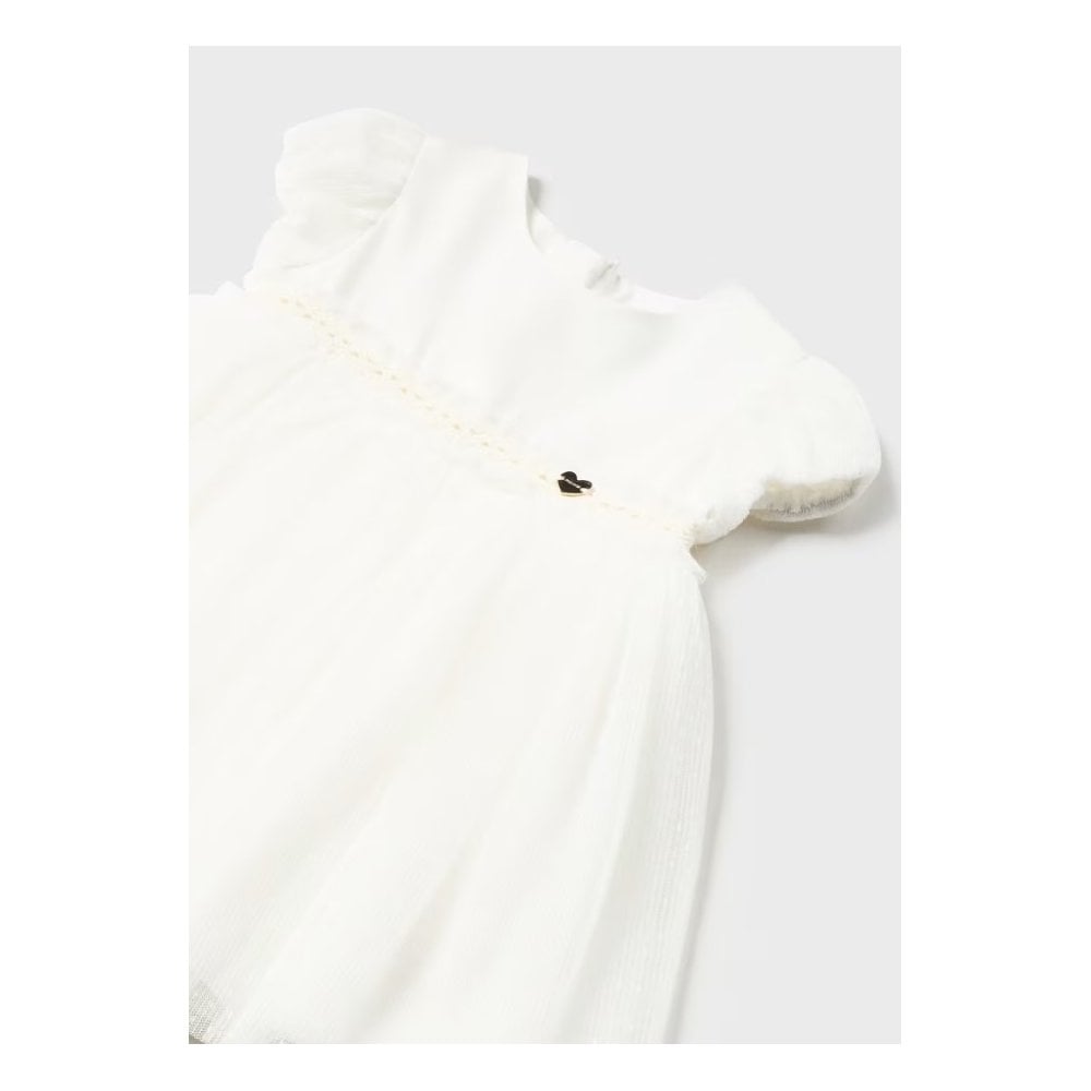 Pleated tulle dress