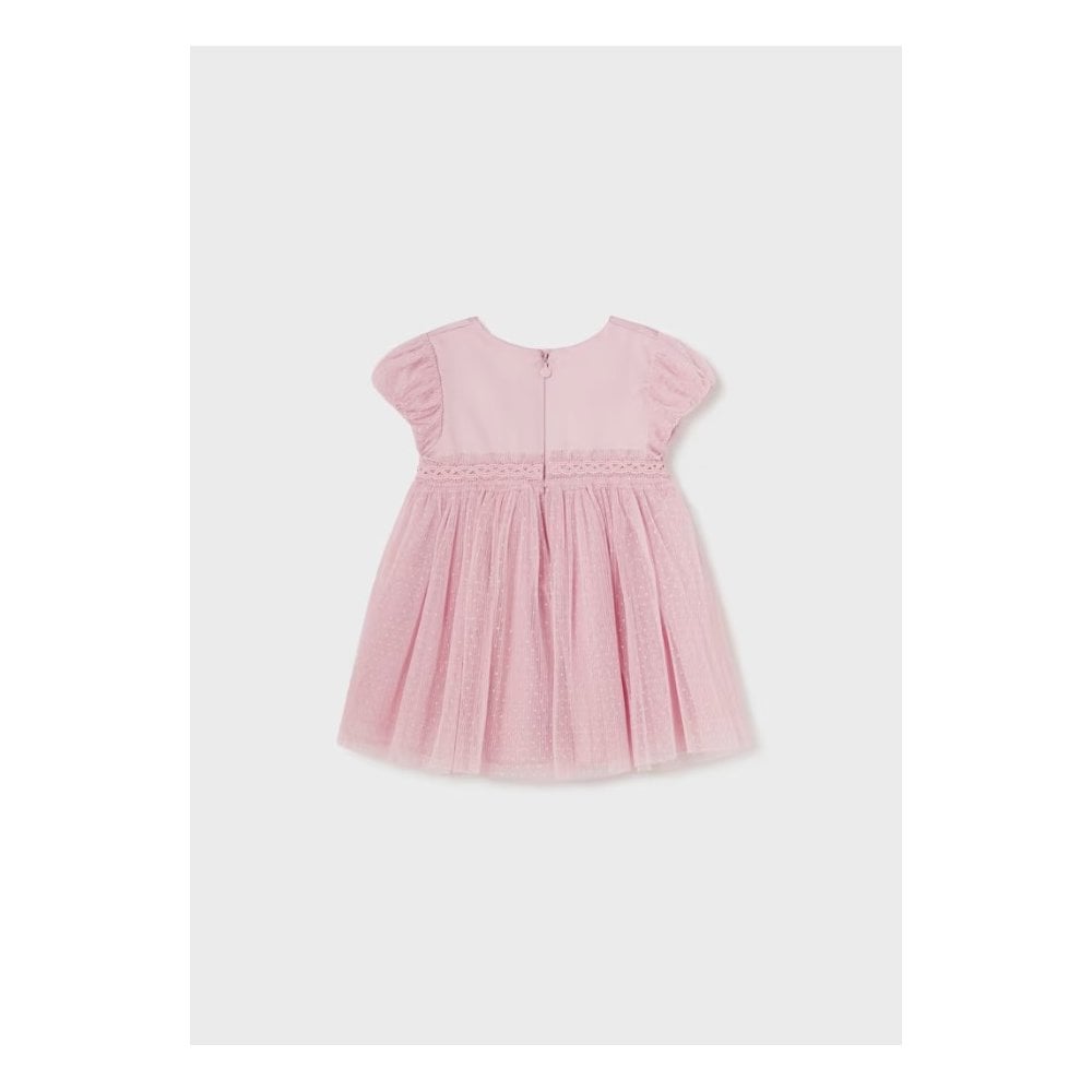 Pleated tulle dress