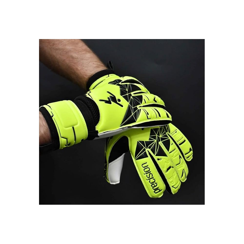 Precision Junior Fusion X Flat Cut Essential GK Gloves