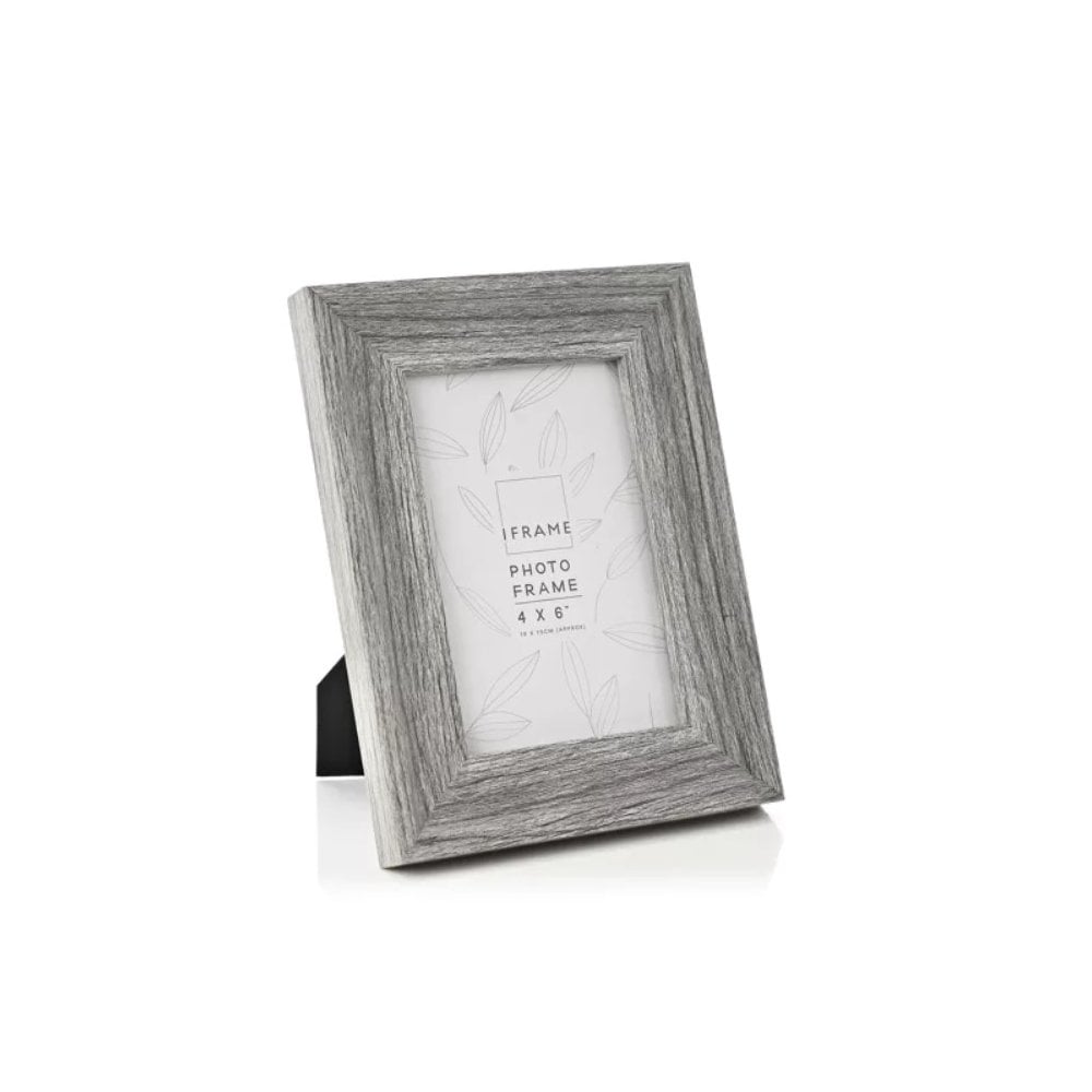 iFrame Mid Grey Wood Effect Frame