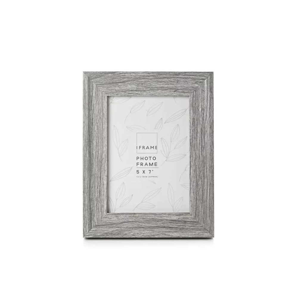 iFrame Mid Grey Wood Effect Frame