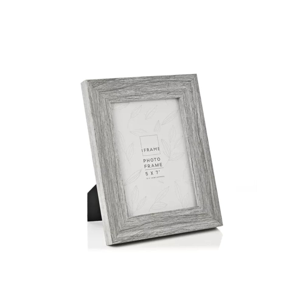 iFrame Mid Grey Wood Effect Frame