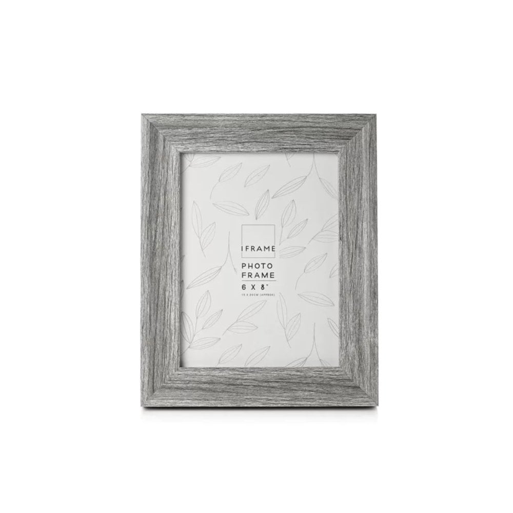 iFrame Mid Grey Wood Effect Frame