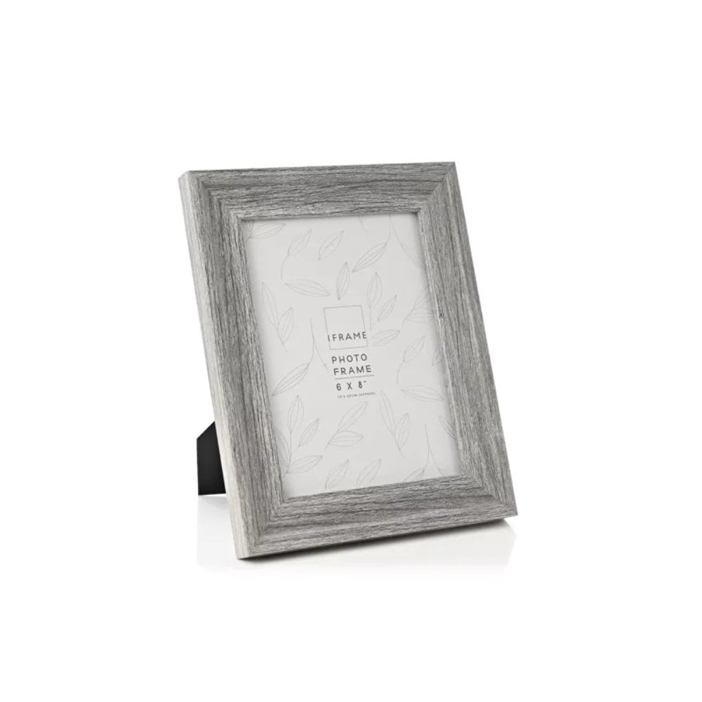 iFrame Mid Grey Wood Effect Frame