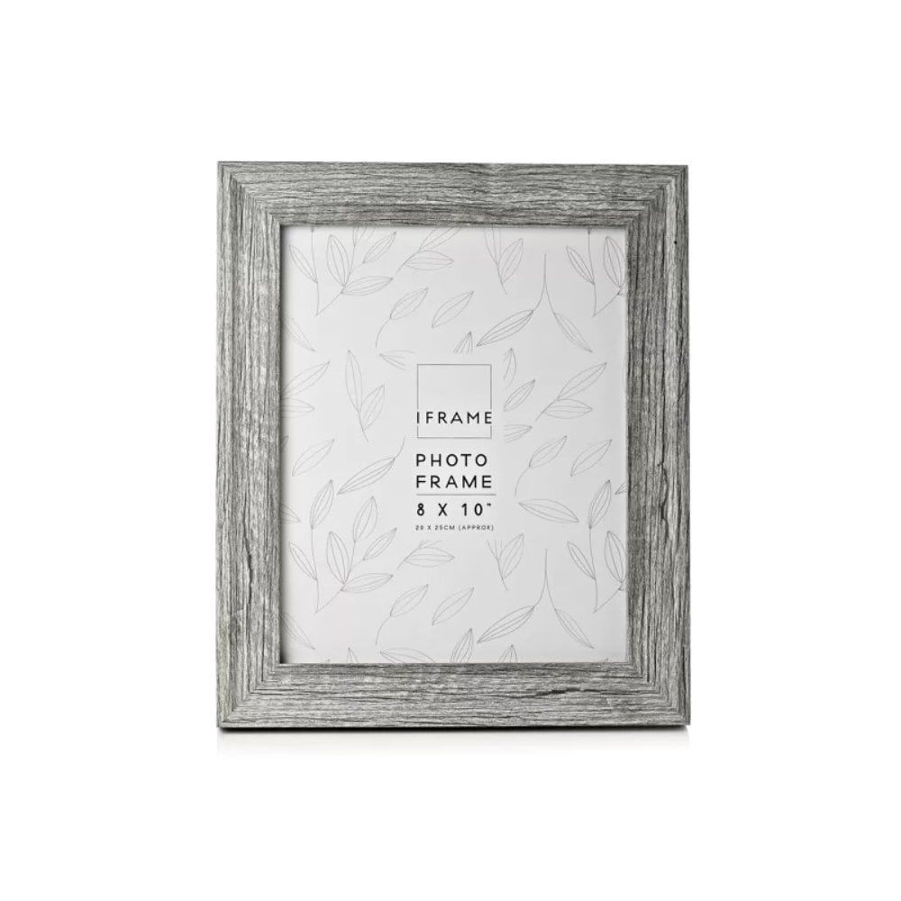 iFrame Mid Grey Wood Effect Frame