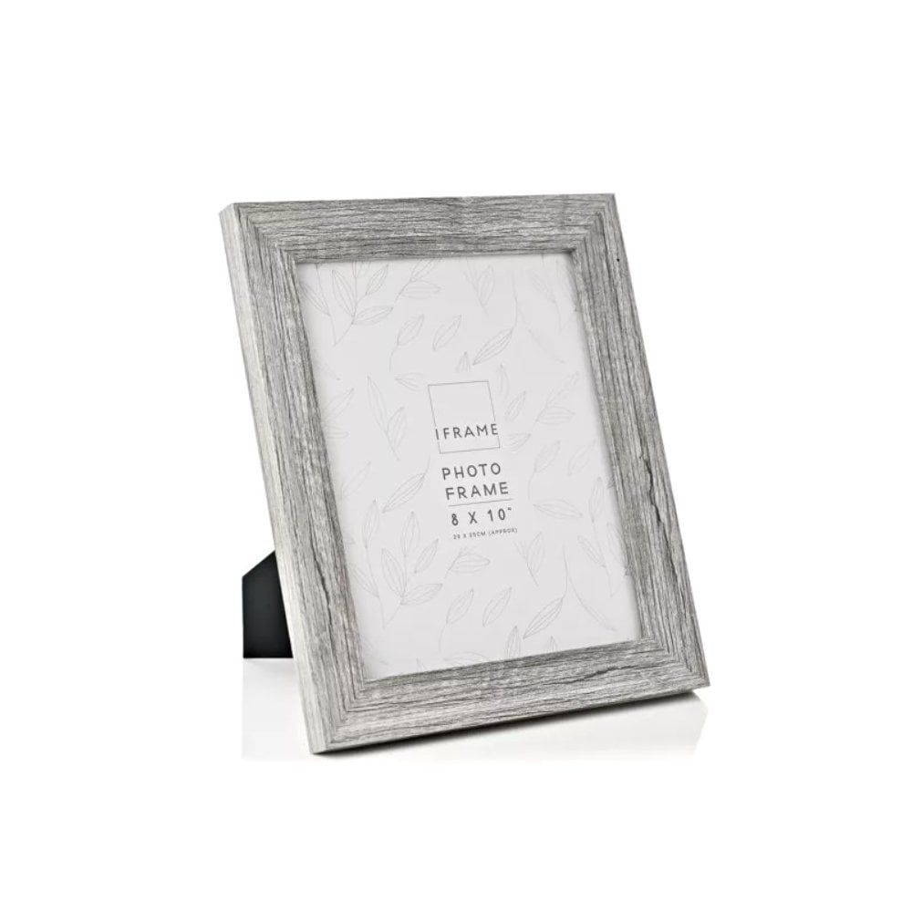 iFrame Mid Grey Wood Effect Frame
