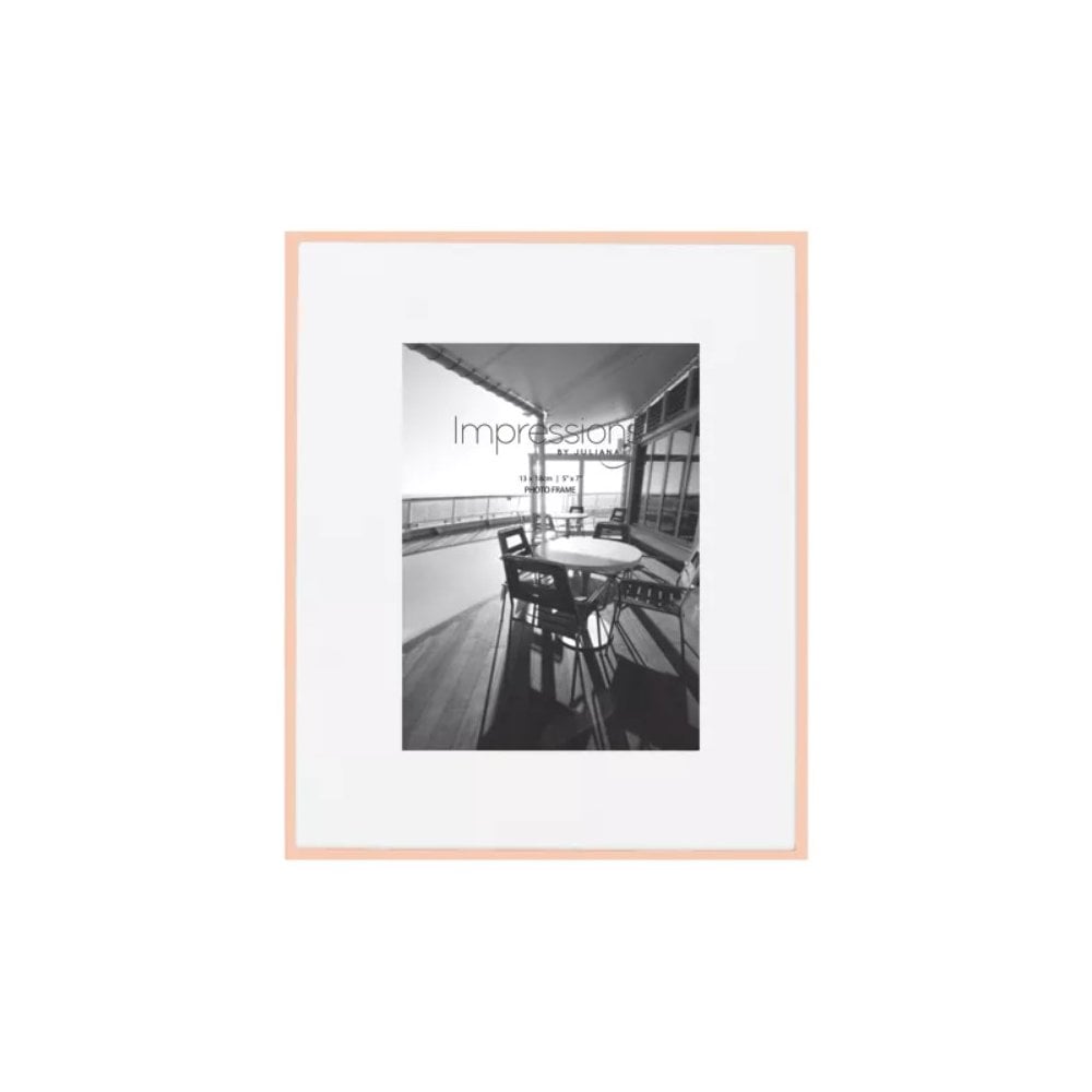 Impressions Copper Plated Photo Frame with Mount