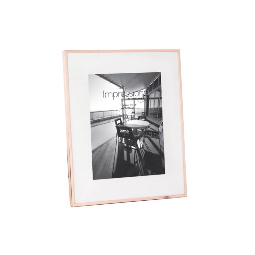 Impressions Copper Plated Photo Frame with Mount