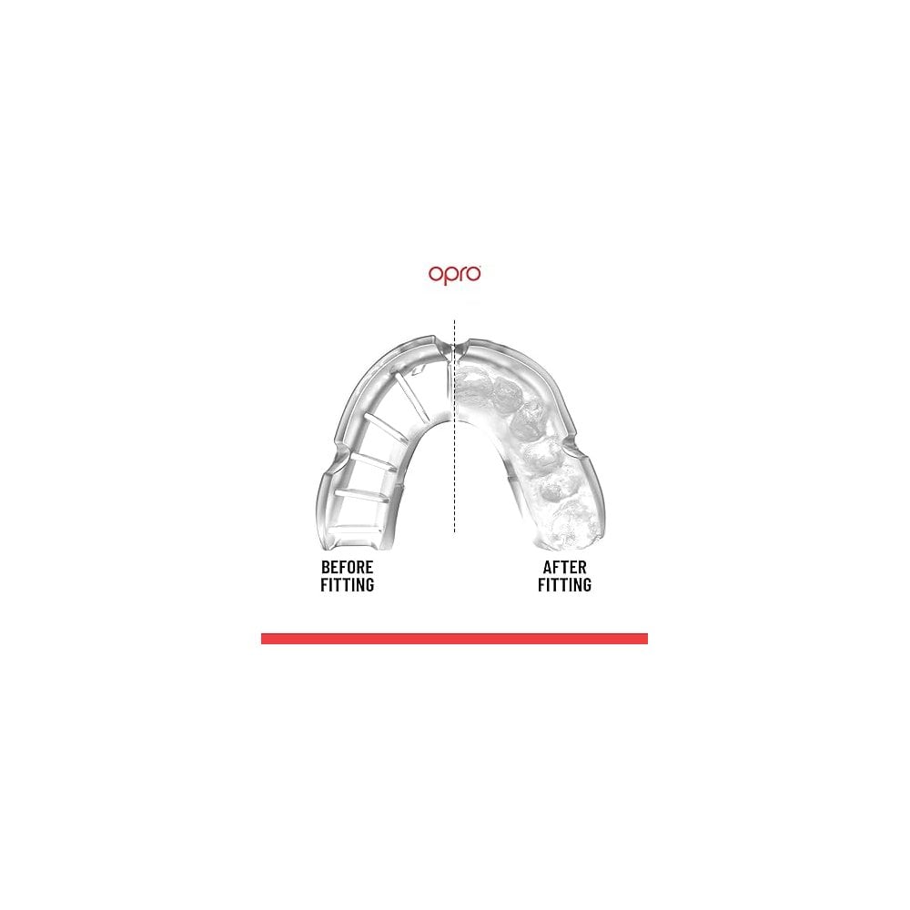 OPRO Silver Self-Fit Mouthguard
