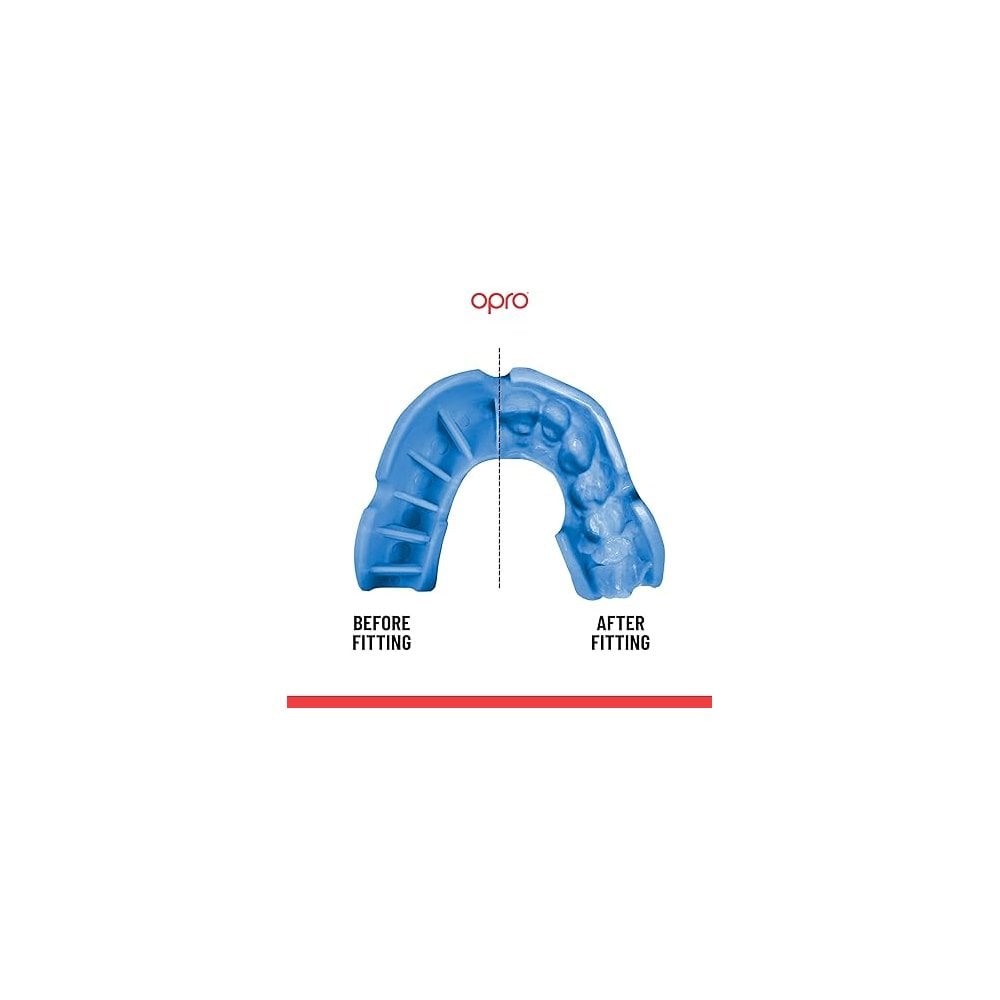 OPRO Silver Self-Fit Mouthguard