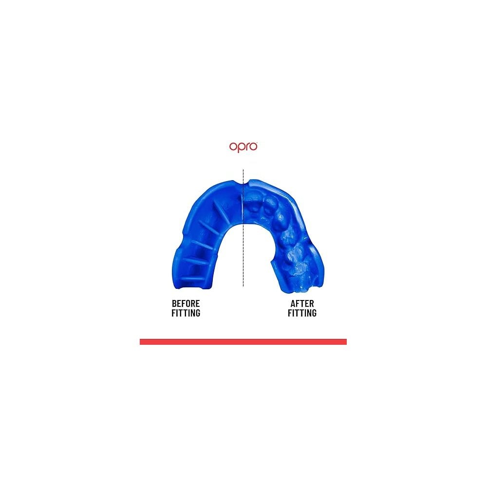 OPRO Silver Self-Fit Mouthguard