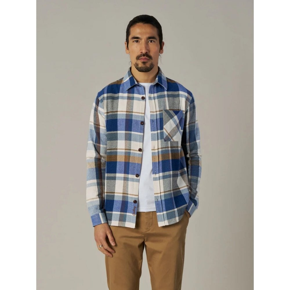 MMGDavid Blue Check Overshirt
