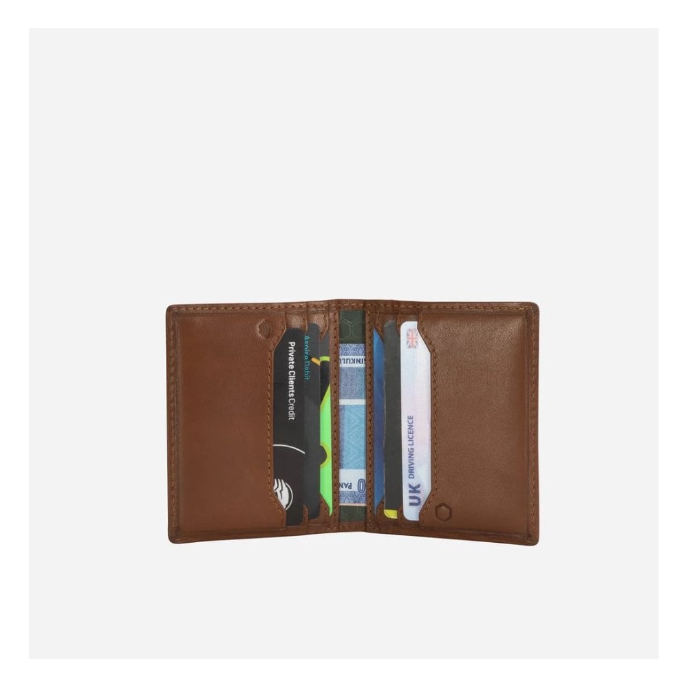 Slim bifold card holder