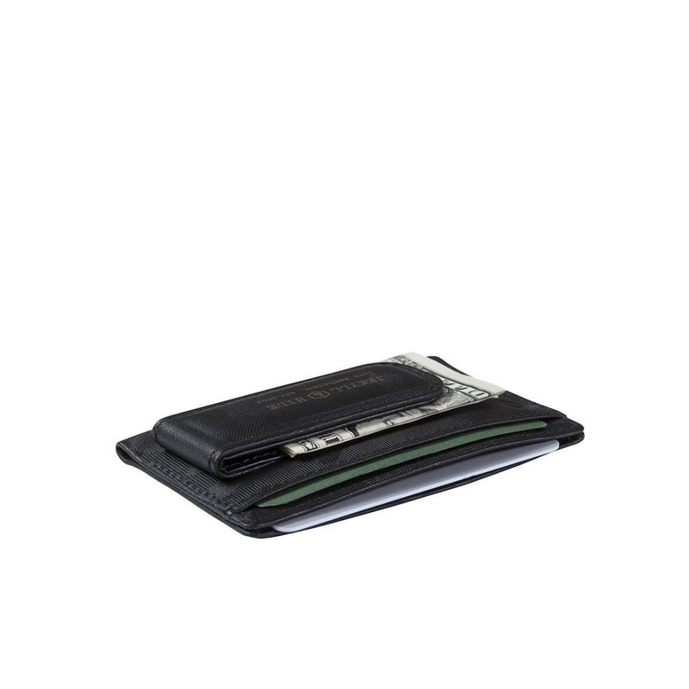 HAVANA CARD HOLDER WITH MONEY CLIP