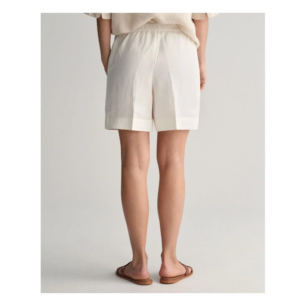 REL LINEN BLEND PULL ON SHORTS