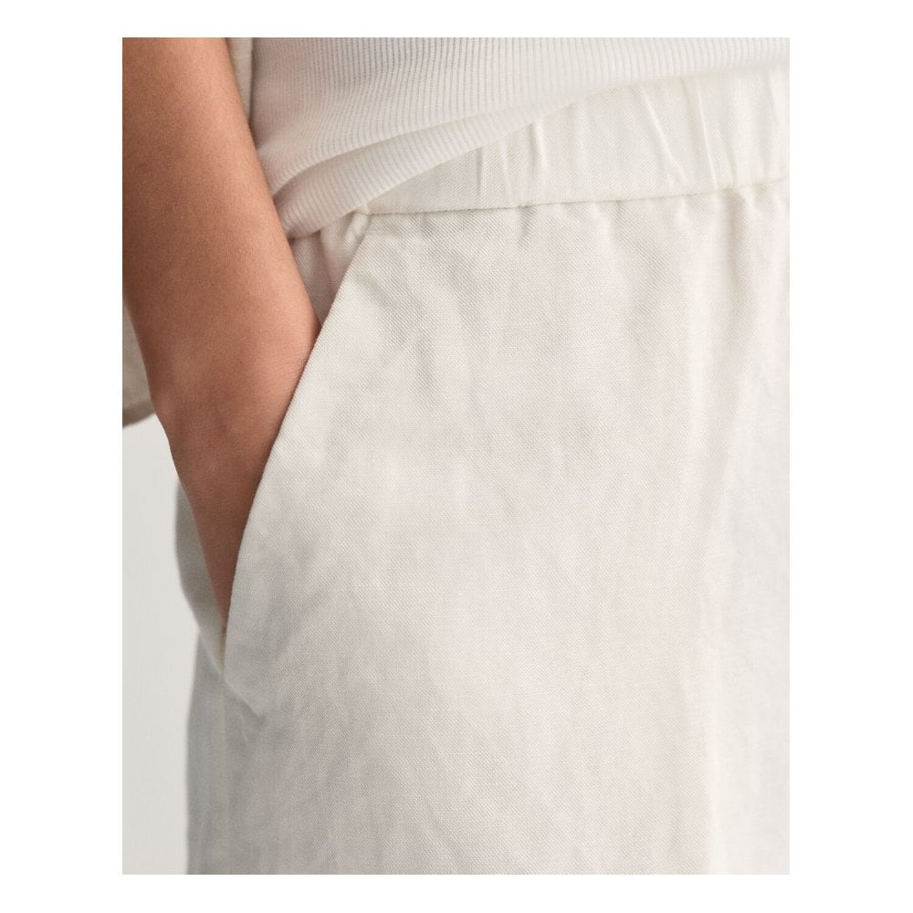 REL LINEN BLEND PULL ON SHORTS