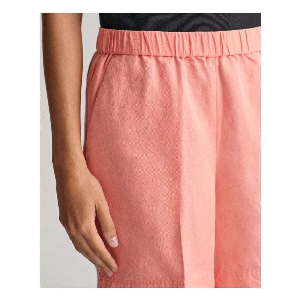 REL LINEN BLEND PULL ON SHORTS