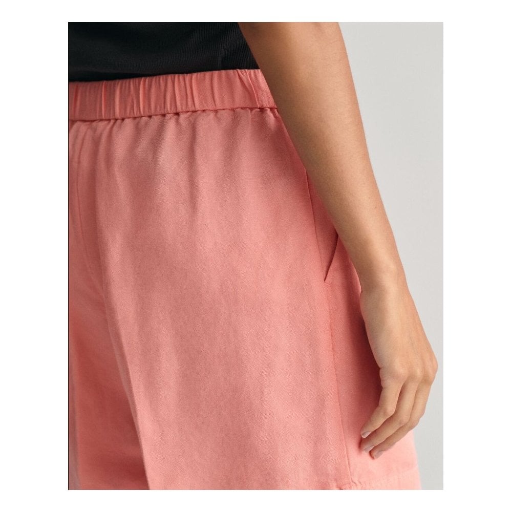 REL LINEN BLEND PULL ON SHORTS