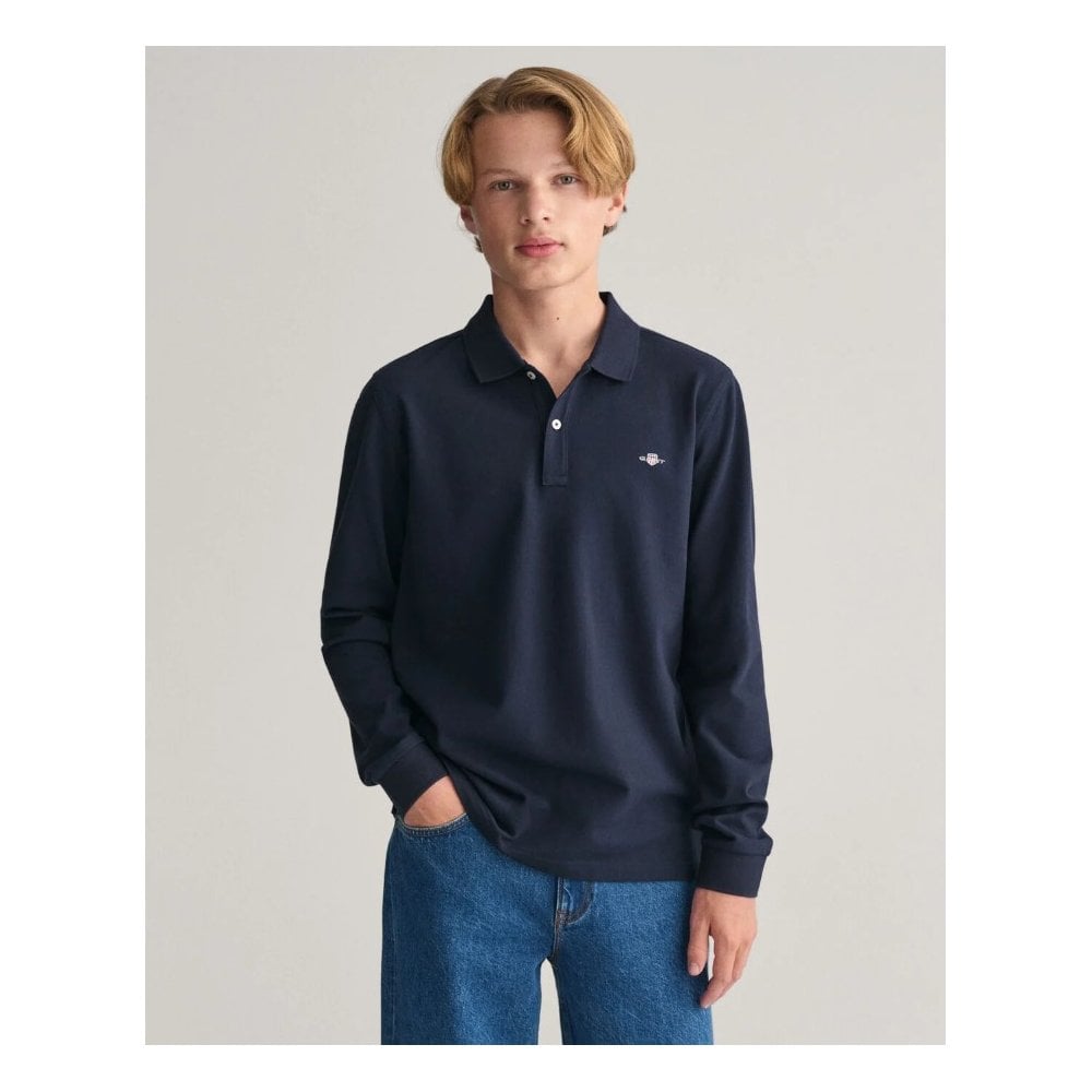 SHIELD LS PIQUE RUGGER