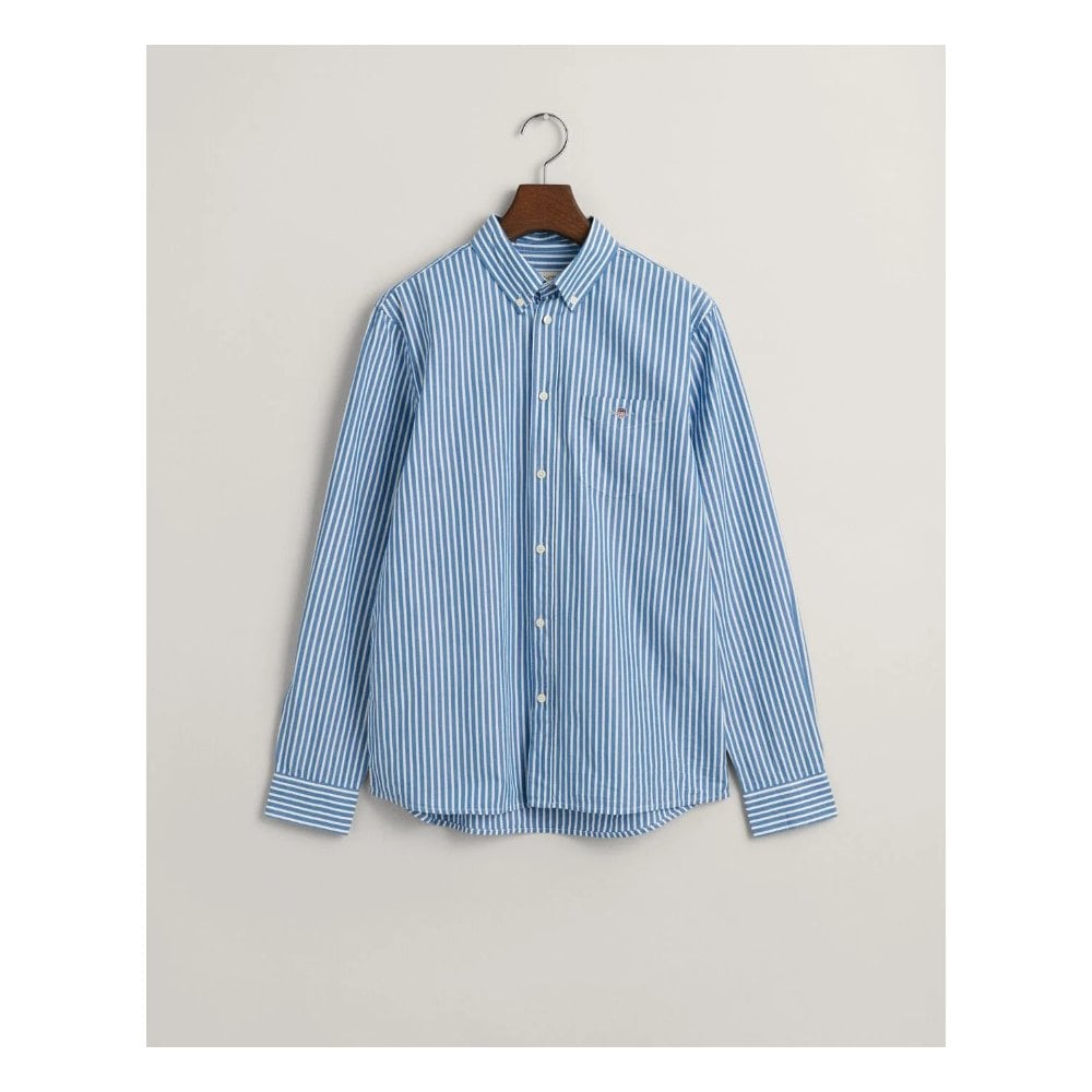 930476 STRIPED SHIELD B.D POPLIN SHIRT