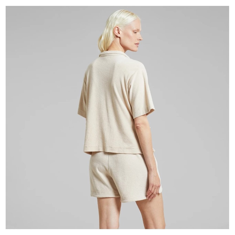 Terry Shorts Aspudden Oat White