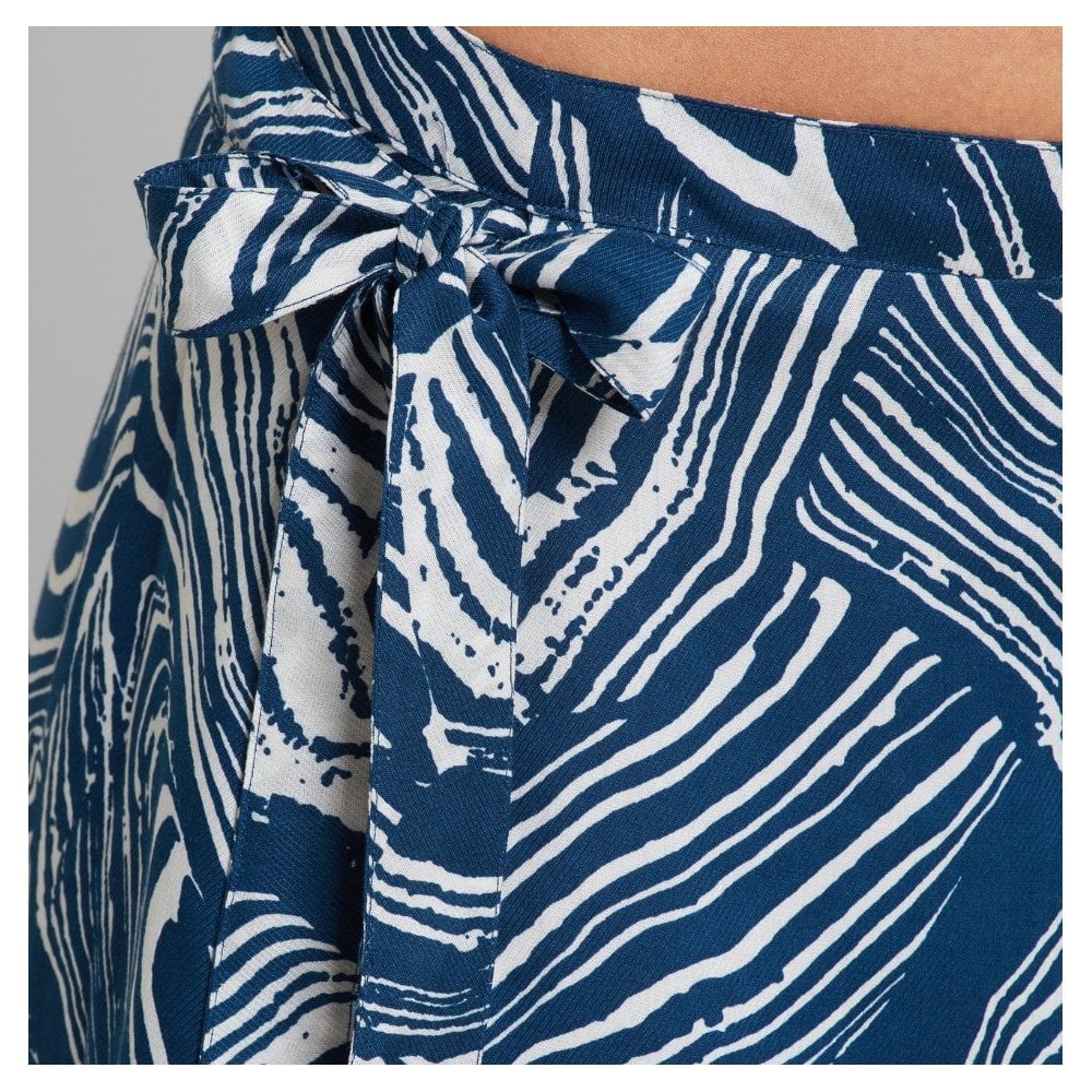 Wrap Skirt Stilleryd Clay Swirl Blue