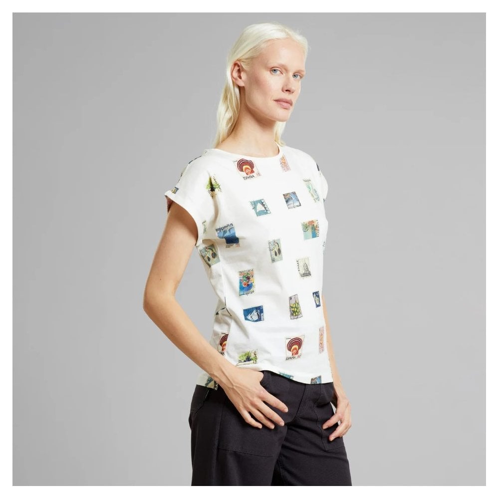 T-shirt Visby Stamps Off White