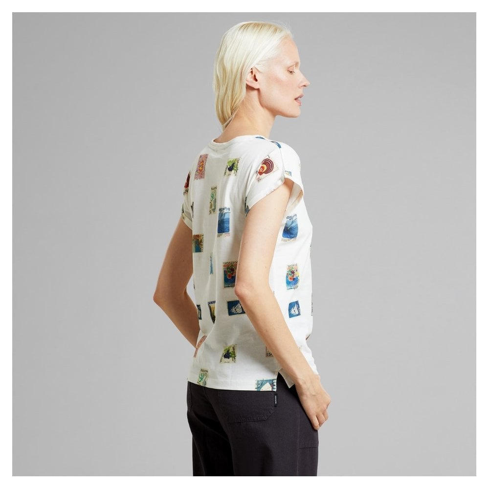 T-shirt Visby Stamps Off White