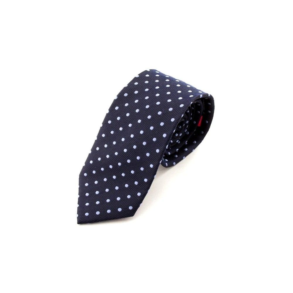 Online Polka Dot Red Label Silk Tie