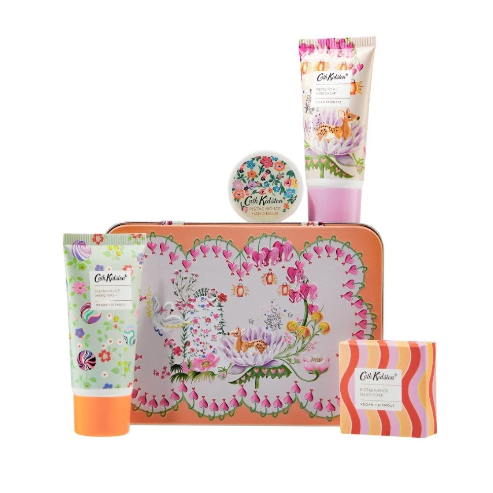 Hand Care Tin (Hand Cream 30ml  Hand Wash 30ml  Hand Soak 30g & Hand Balm 9g)