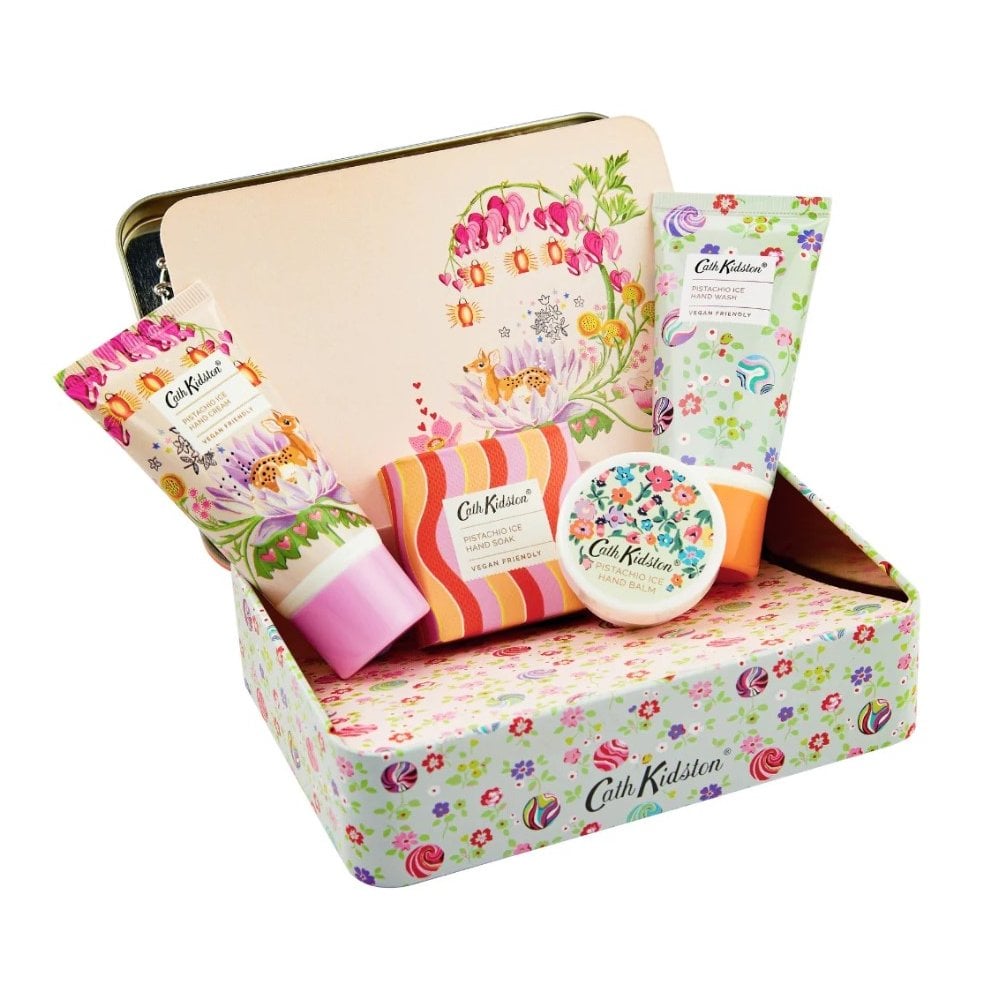 Hand Care Tin (Hand Cream 30ml  Hand Wash 30ml  Hand Soak 30g & Hand Balm 9g)