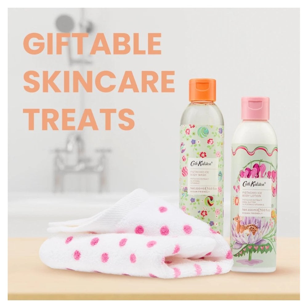 Bath Gift Set (Body Wash 200ml  Body Lotion 200ml & Hand Towel 30 x 30cm)