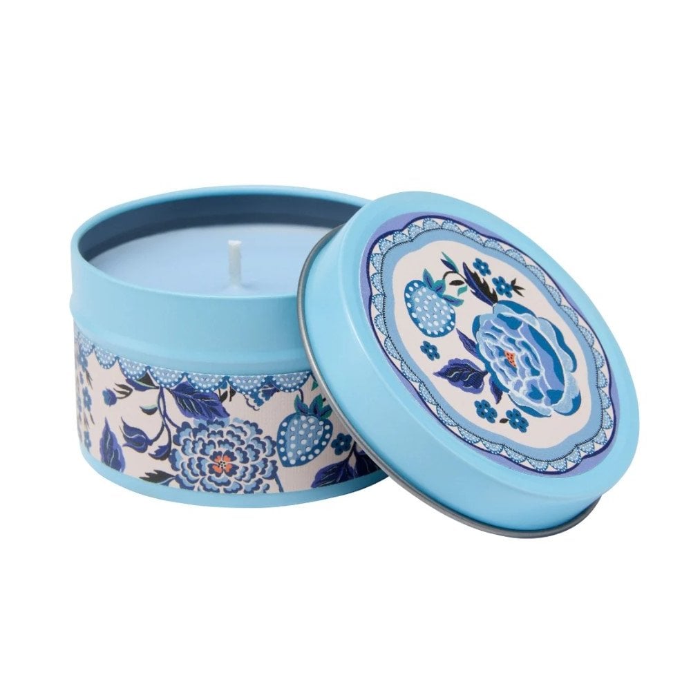 Strawberry Fields Candle Tin 100g (Blue)