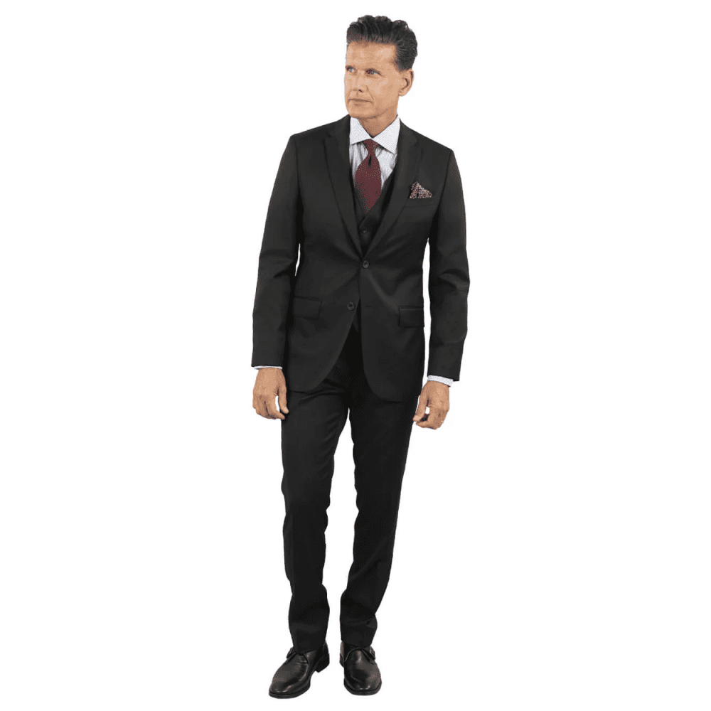 M&M JACKET BLACK PLAIN TWILL