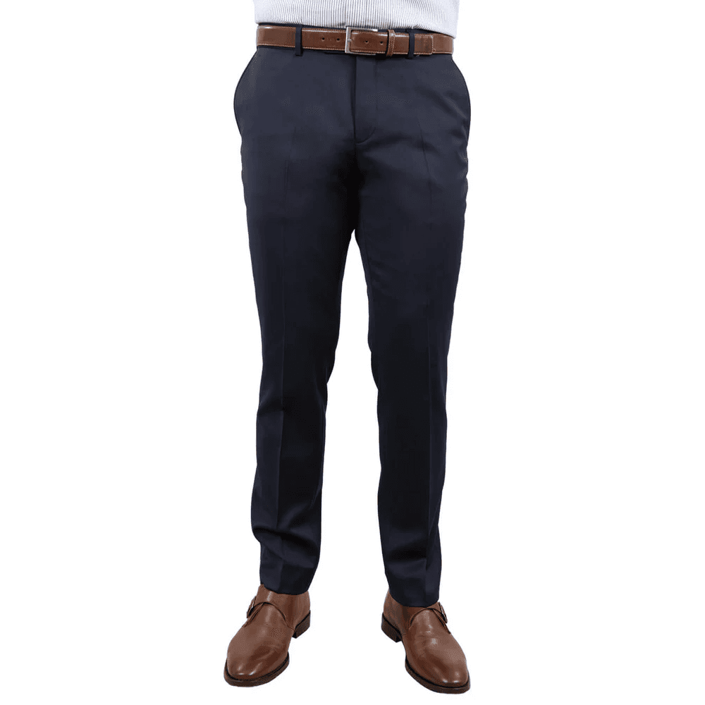 M&M TROUSERS NAVY PLAIN TWILL
