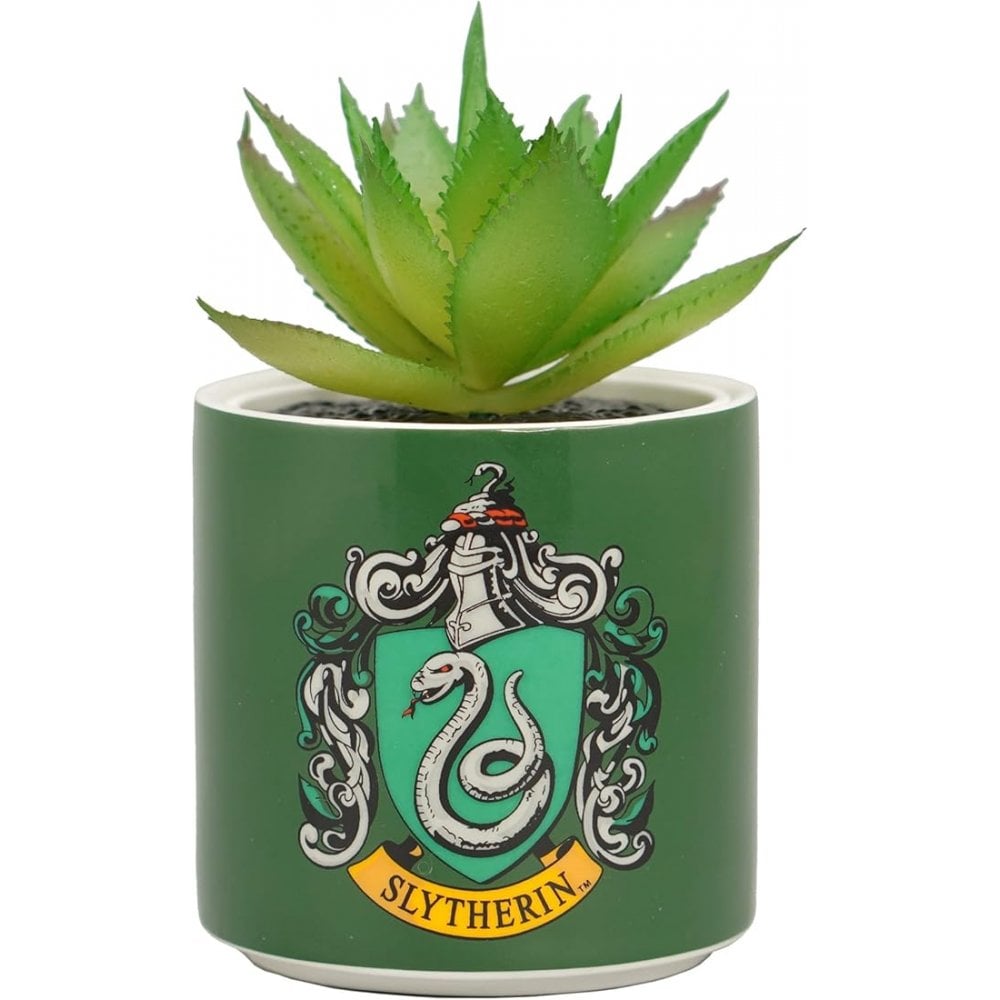 Plant Pot Faux Boxed (6.5cm) - Harry Potter (Slytherin)