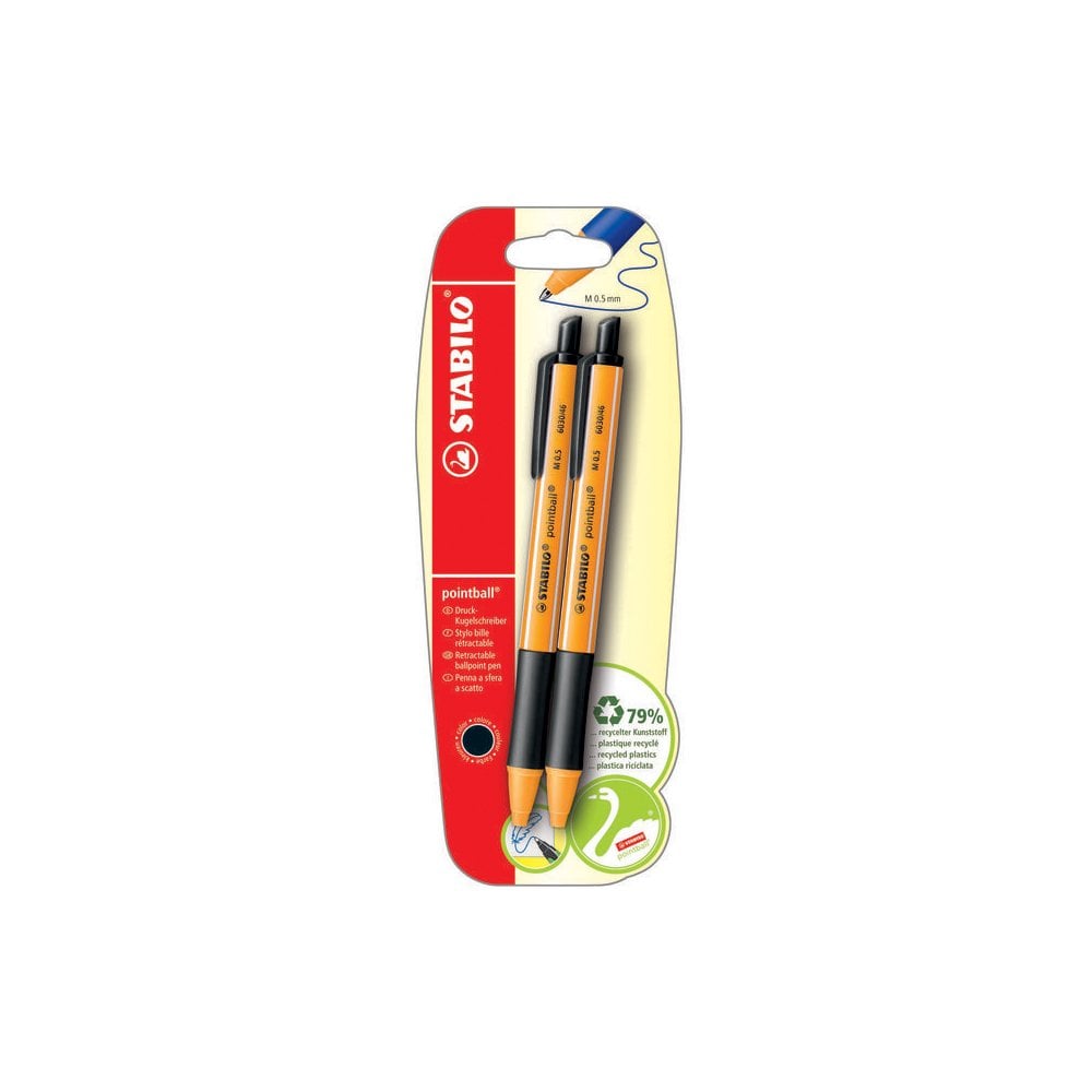 Ballpoint -STABILO pointball - 2pc