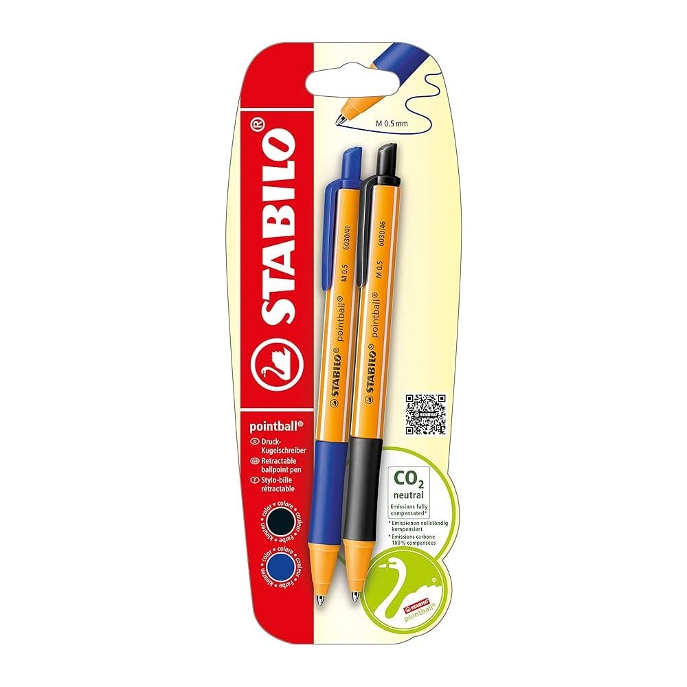 Ballpoint -STABILO pointball - 2pc