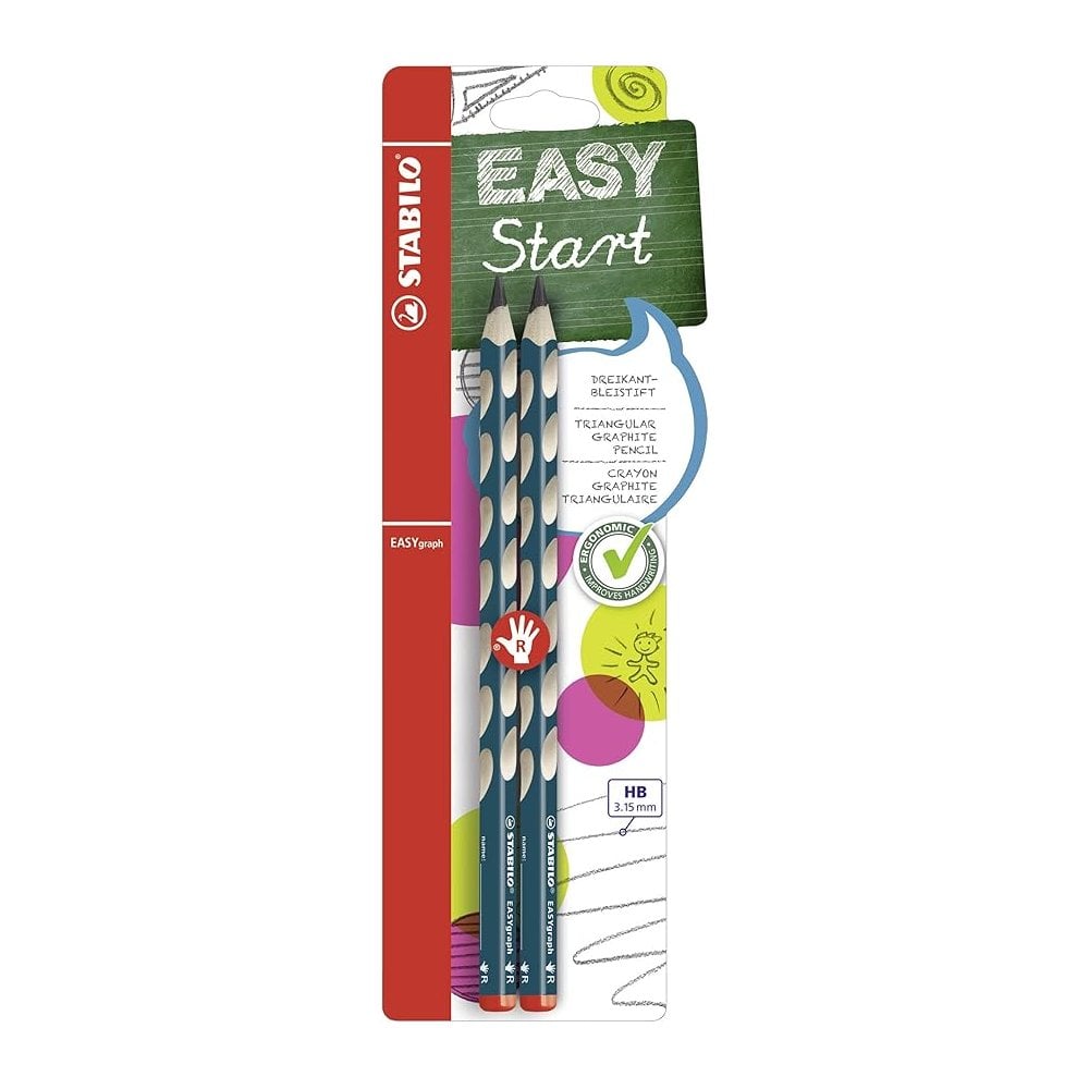 Ergonomic Starter Set - EASYoriginal  EASYgraph  Refill  Sharpener & Eraser set R version