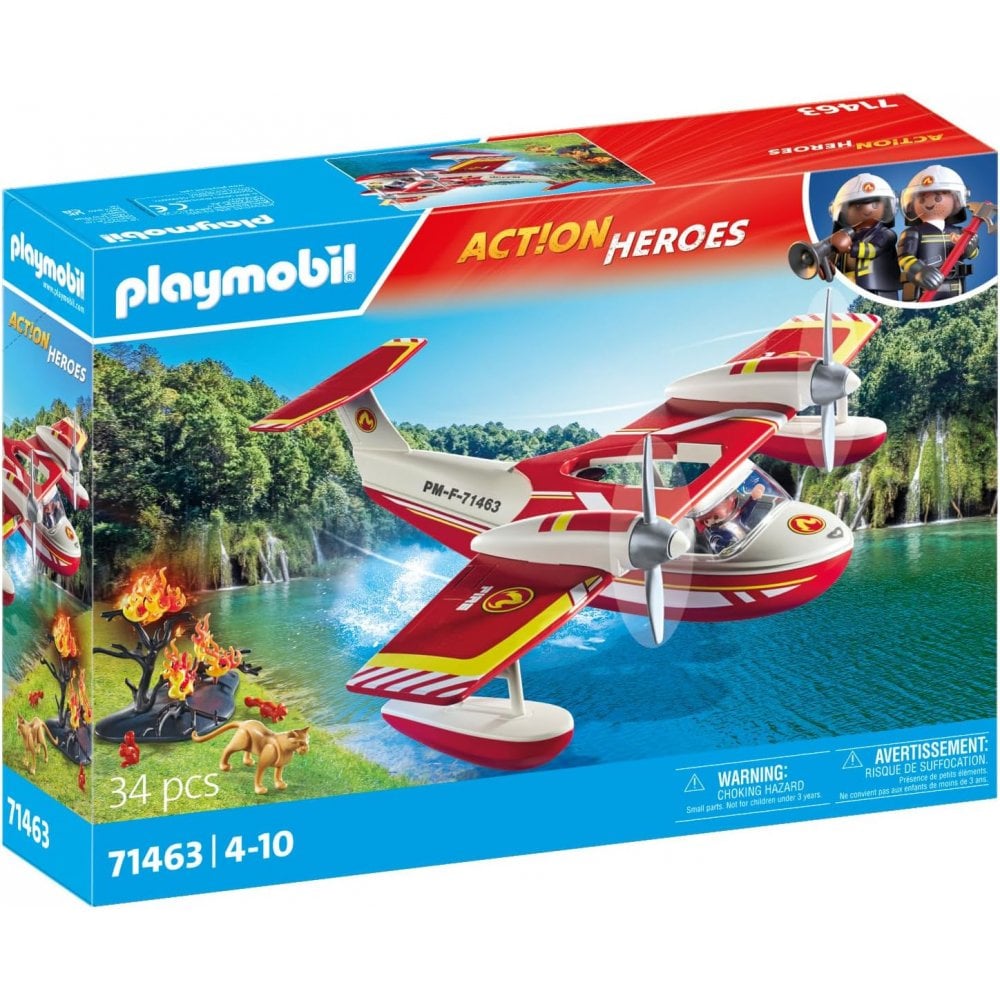 Action Heroes: Firefighting Seaplane with Extinguishing Function