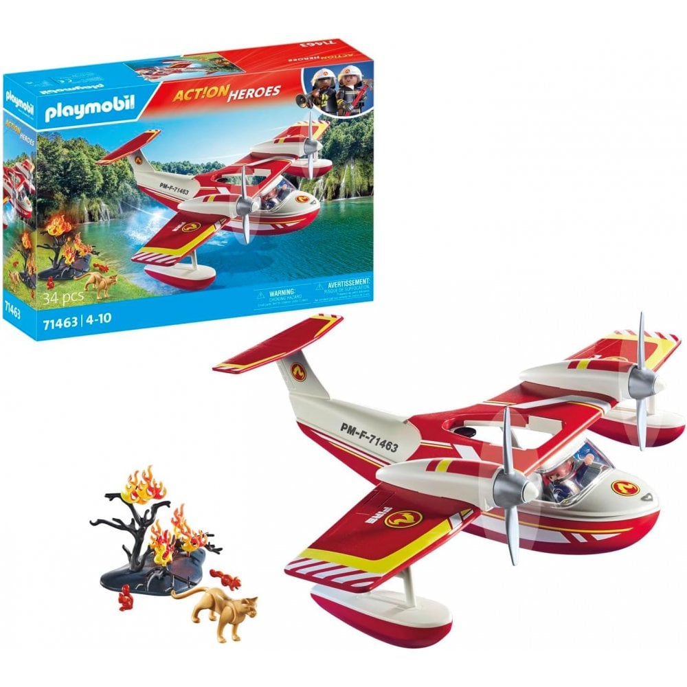 Action Heroes: Firefighting Seaplane with Extinguishing Function