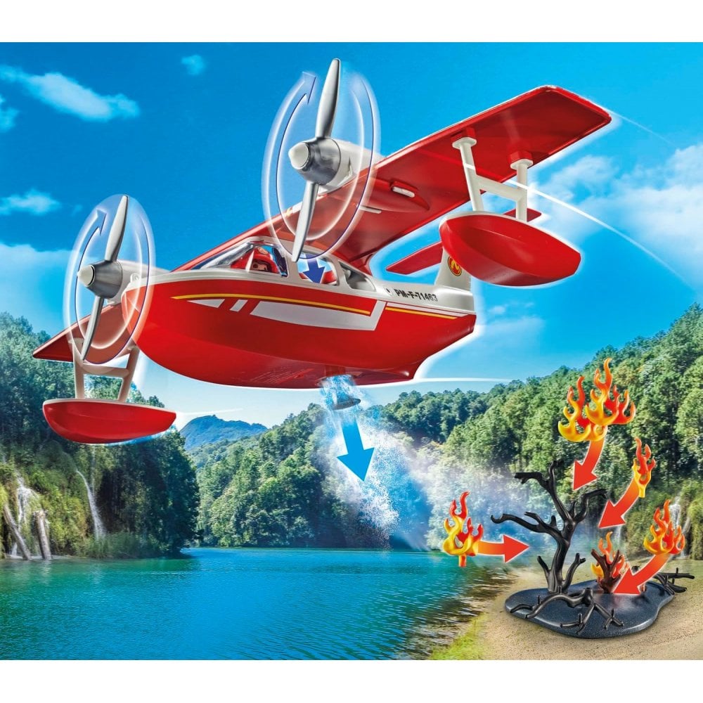 Action Heroes: Firefighting Seaplane with Extinguishing Function