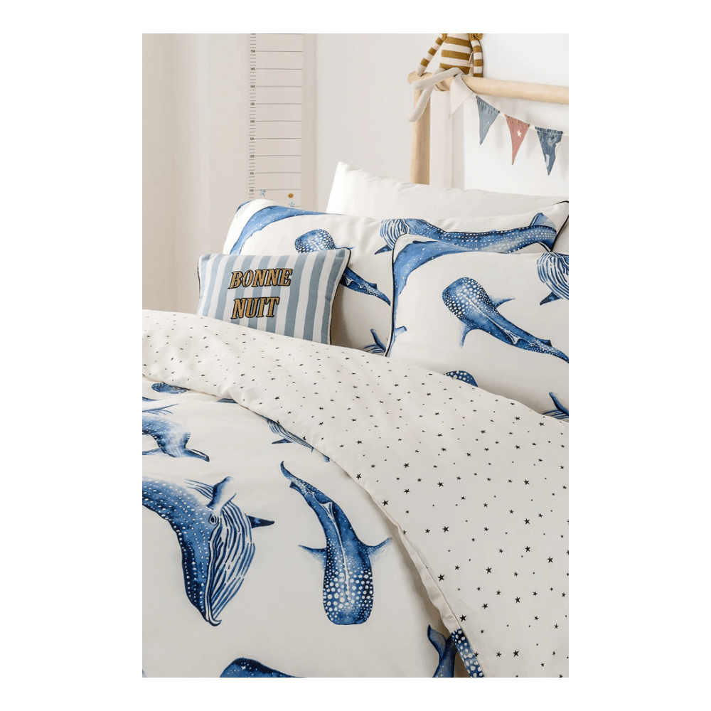 Mini Whales Duvet Cover Set