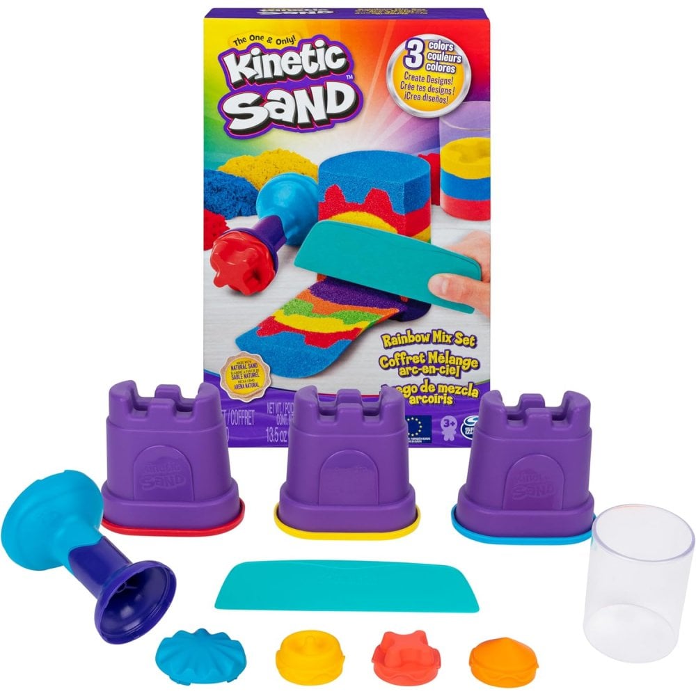 KINETIC SAND RAINBOW MIX SET